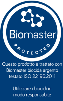 Prodotto trattato con Biomaster - ISO 22196:2011